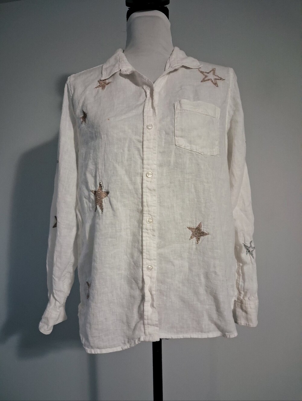 Rails Button Front Shirt Size Med